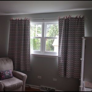 Carousels Designs Chevron blackout Curtains
